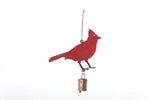 Cardinal Bell Mobile Wind Chime Christmas Garden recycling