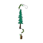 Tree Wind chime bell mobile lodge garden ornament recycled