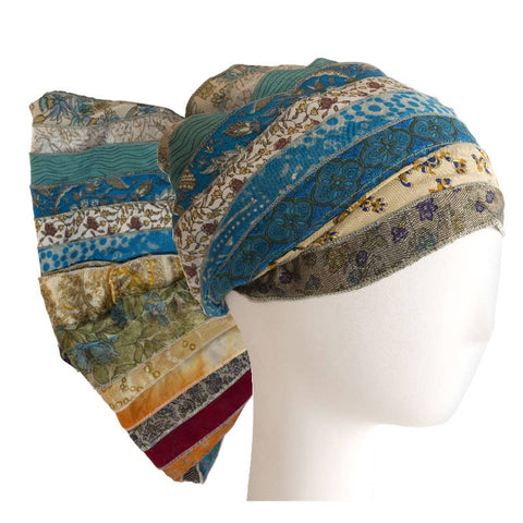 8 Panel Recycled Sari Headband