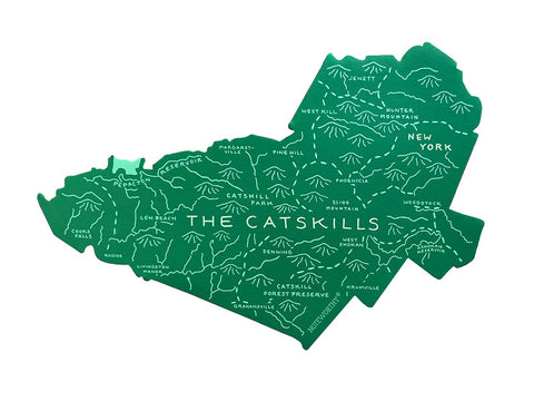 Catskills Map Magnet