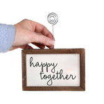 6X4 Tabletop Picture Frame Block - Happy Together