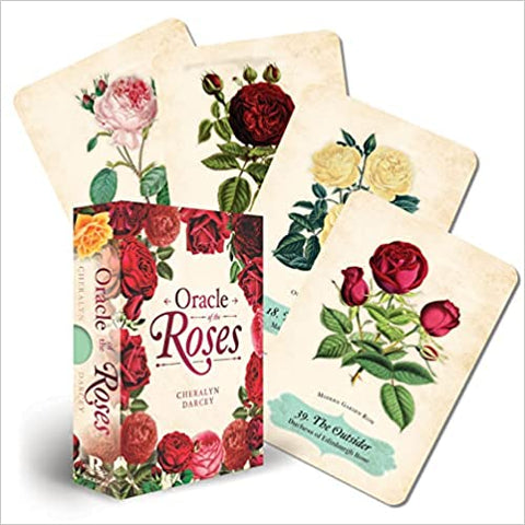 Oracle of The Roses: 44 gilded-edge full-color cards and 144-page book