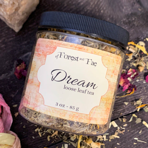 Dream Tea -  Hand Blended | Lucid Dreaming | Hedge Witch | Green Witch Tea | Mugwort Tea | Divination | Sleepy Tea | Witch Tea | Organic Tea