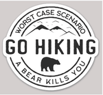 Go Hiking Sticker