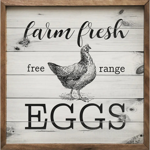 Farm Fresh Eggs White