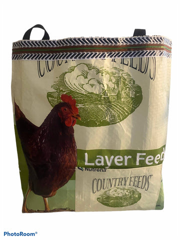 Upcycled Feed Bag Totes