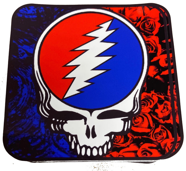 Grateful Ad Steal Your Face Colorado 3 In Premium Vinyl Sticker Jerry Garcia A - Foto 3