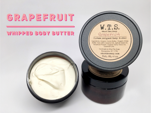 Grapefruit Whipped Body Butter - What.The.Soap.