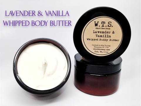 Lavender & Vanilla Whipped Body Butter - What.The.Soap.