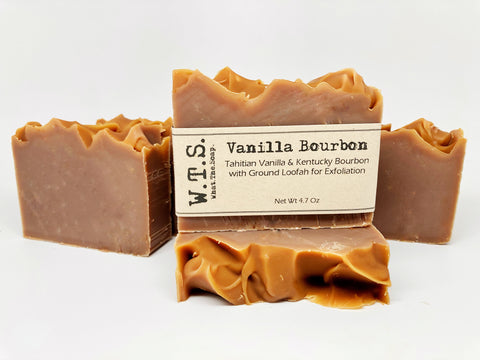 Bourbon Vanilla (w/ loofah) - What.The.Soap.