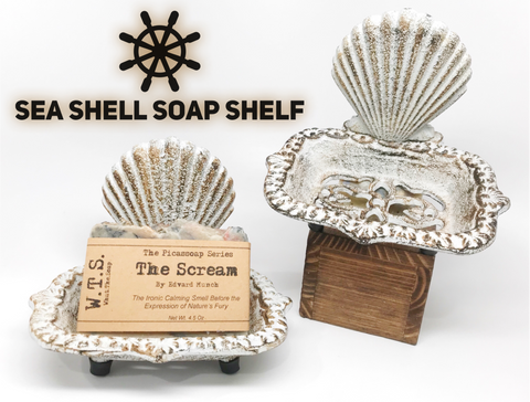 Sea Shell Soap Shelf - What.The.Soap.